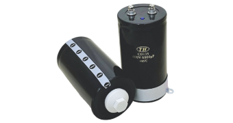 Screw terminal aluminum electrolytic capacitor by HUAYU
