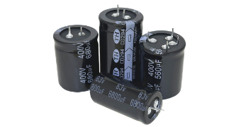 Snap-In terminal aluminum electrolytic capacitor by HUAYU